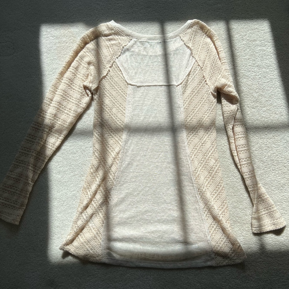 Knit Sheer Top - Picture 2 of 4